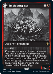 Smoldering Egg // Ashmouth Dragon [Innistrad: Double Feature] | Good Games Morley