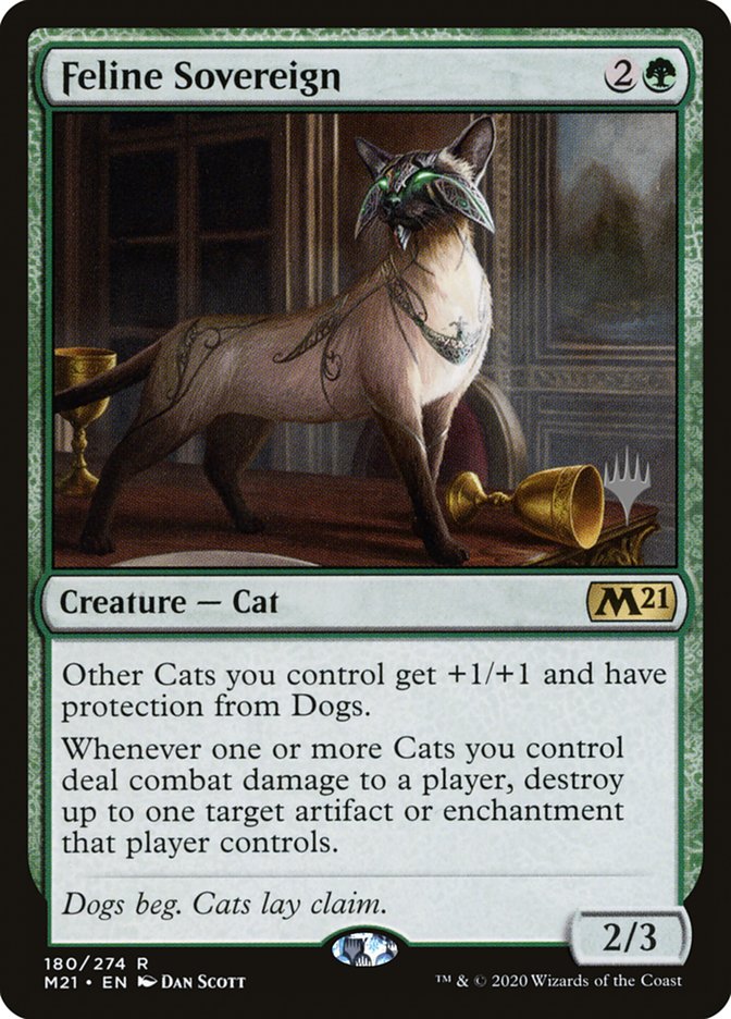 Feline Sovereign (Promo Pack) [Core Set 2021 Promos] | Good Games Morley