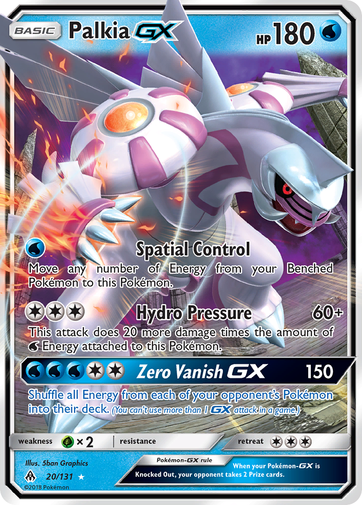 Palkia GX (20/131) [Sun & Moon: Forbidden Light] | Good Games Morley
