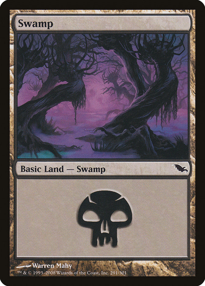 Swamp (291) [Shadowmoor] | Good Games Morley