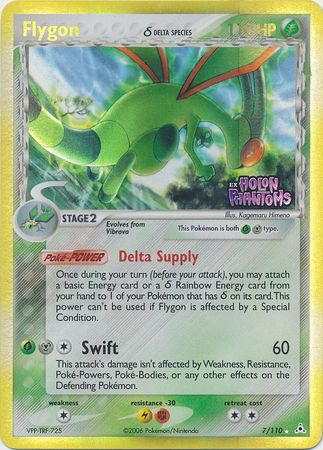 Flygon (7/110) (Delta Species) (Stamped) [EX: Holon Phantoms] | Good Games Morley