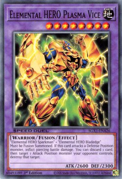 Elemental HERO Plasma Vice [SGX1-ENA26] Common | Good Games Morley