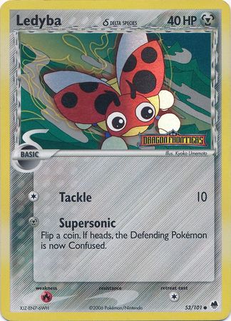 Ledyba (53/101) (Delta Species) (Stamped) [EX: Dragon Frontiers] | Good Games Morley