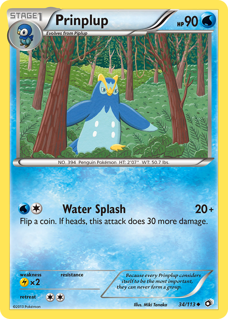 Prinplup (34/113) [Black & White: Legendary Treasures] | Good Games Morley
