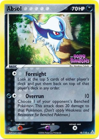 Absol (18/110) (Stamped) [EX: Holon Phantoms] | Good Games Morley