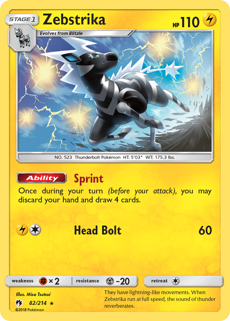 Zebstrika (82/214) [Sun & Moon: Lost Thunder] | Good Games Morley