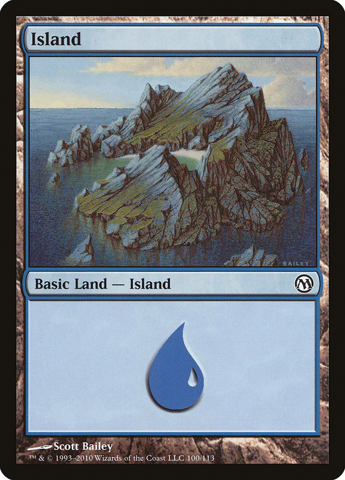 Island (100) [Duels of the Planeswalkers] | Good Games Morley