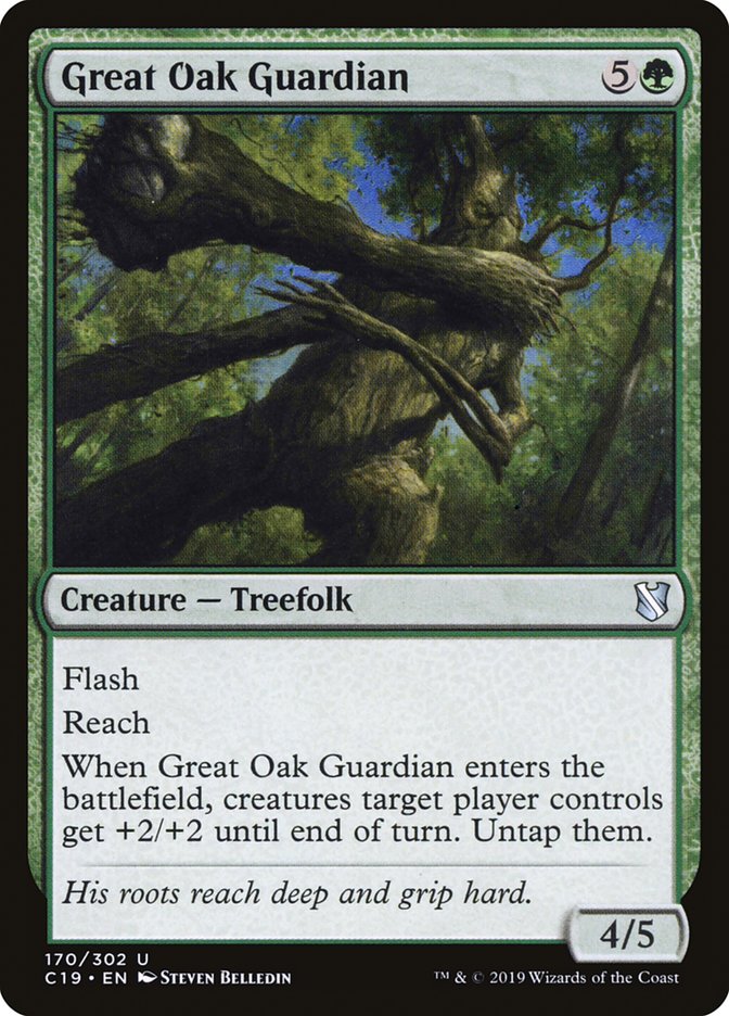 Great Oak Guardian [Commander 2019] | Good Games Morley