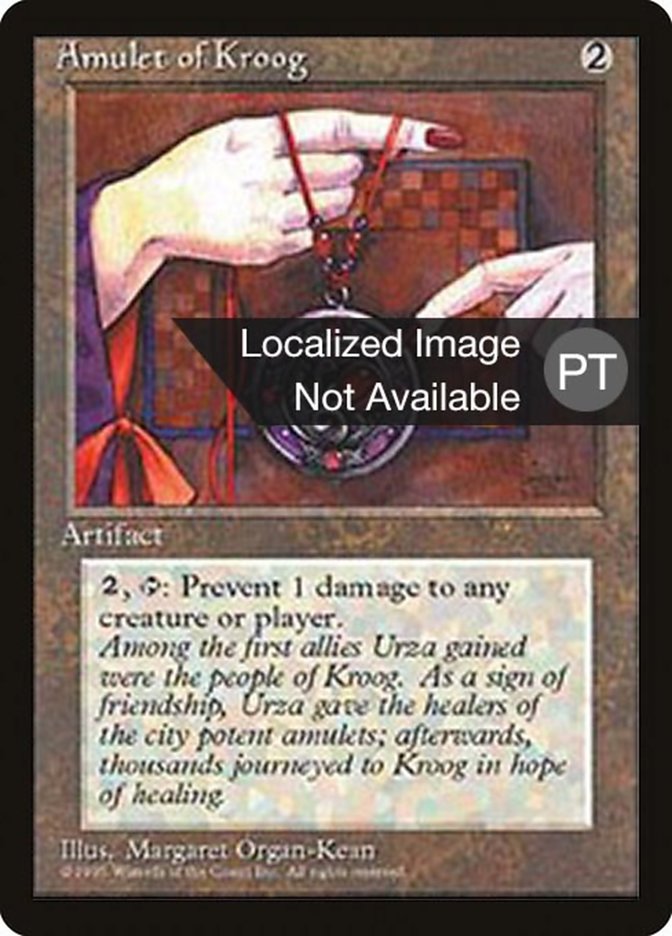 Amulet of Kroog [Fourth Edition (Foreign Black Border)] | Good Games Morley