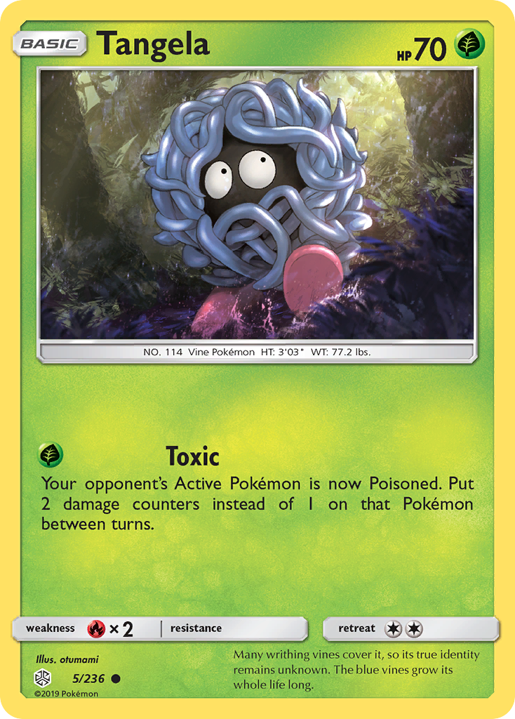 Tangela (5/236) [Sun & Moon: Cosmic Eclipse] | Good Games Morley