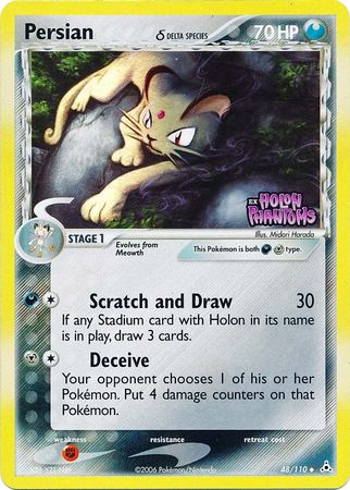 Persian (48/110) (Delta Species) (Stamped) [EX: Holon Phantoms] | Good Games Morley