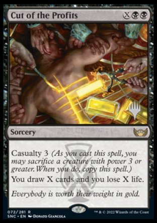 Cut of the Profits (Promo Pack) [Streets of New Capenna Promos] | Good Games Morley