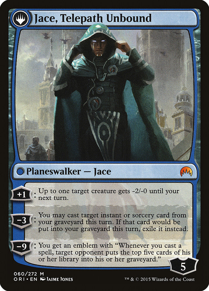 Jace, Vryn's Prodigy // Jace, Telepath Unbound [Magic Origins] | Good Games Morley