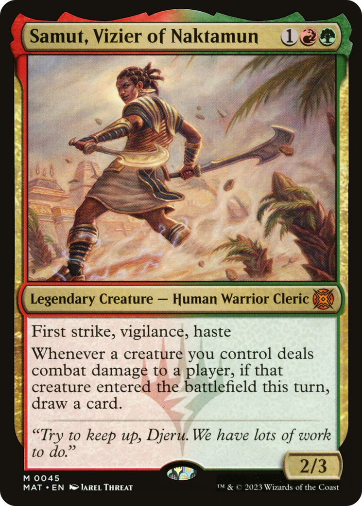 Samut, Vizier of Naktamun [March of the Machine: The Aftermath] | Good Games Morley