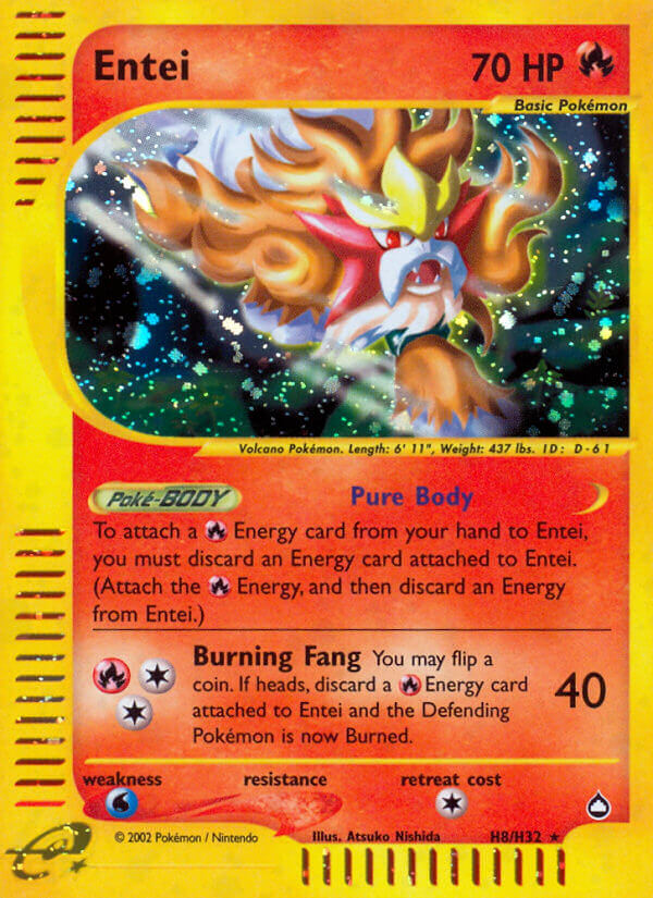 Entei (H8/H32) [Aquapolis] | Good Games Morley