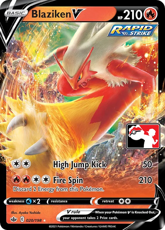 Blaziken V (020/198) [Prize Pack Series One] | Good Games Morley