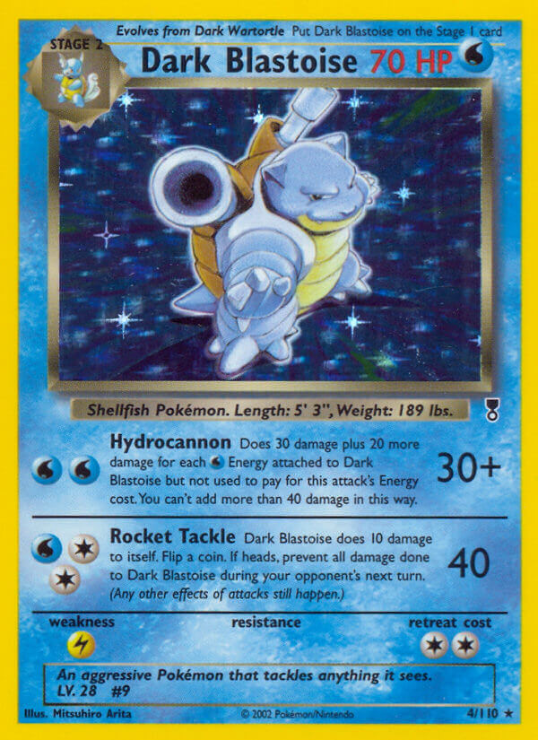 Dark Blastoise (4/110) (WotC) (Theme Deck Exclusive) [Legendary Collection] | Good Games Morley