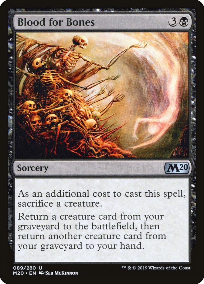 Blood for Bones [Core Set 2020] | Good Games Morley