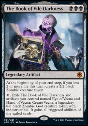 The Book of Vile Darkness (Promo Pack) [Dungeons & Dragons: Adventures in the Forgotten Realms Promos] | Good Games Morley