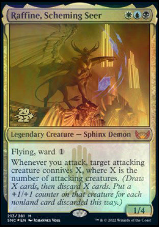 Raffine, Scheming Seer [Streets of New Capenna Prerelease Promos] | Good Games Morley