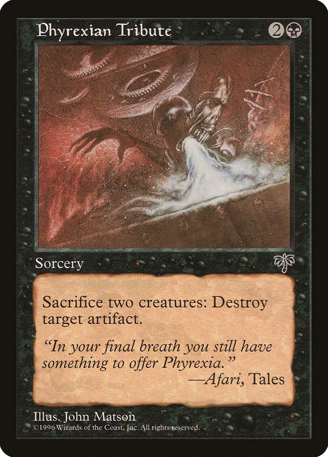 Phyrexian Tribute [Mirage] | Good Games Morley