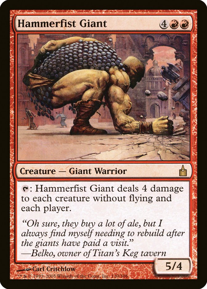 Hammerfist Giant [Ravnica: City of Guilds] | Good Games Morley