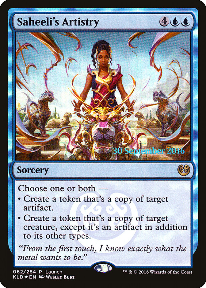 Saheeli's Artistry (Launch) [Kaladesh Promos] | Good Games Morley