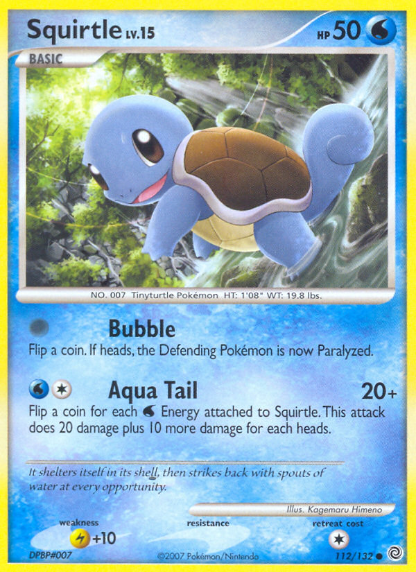Squirtle (112/132) [Diamond & Pearl: Secret Wonders] | Good Games Morley