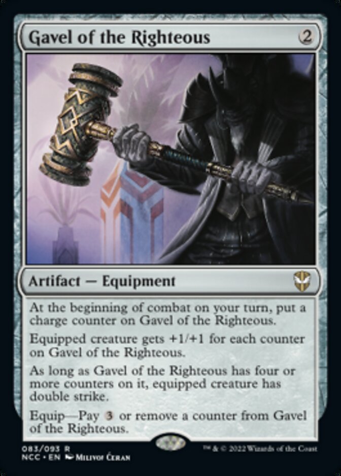 Gavel of the Righteous [Streets of New Capenna Commander] | Good Games Morley