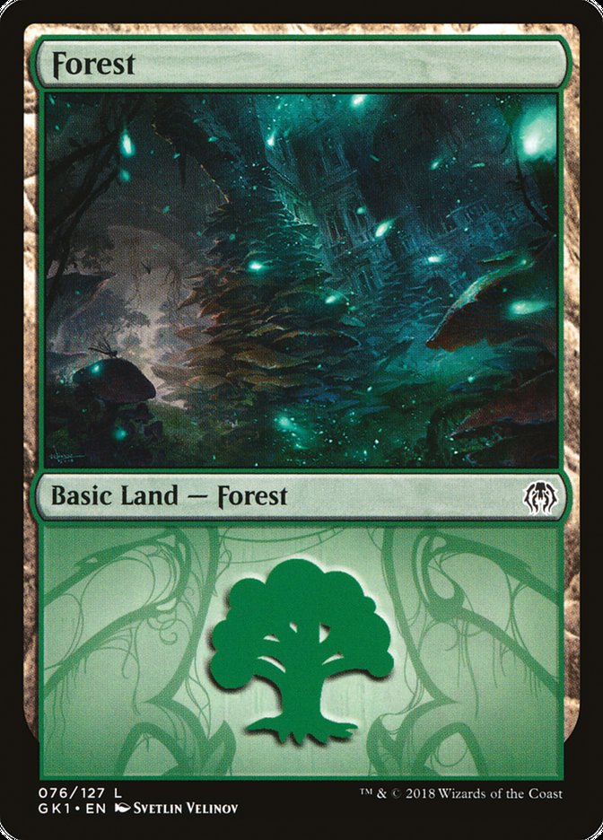 Forest (76) [Guilds of Ravnica Guild Kit] | Good Games Morley