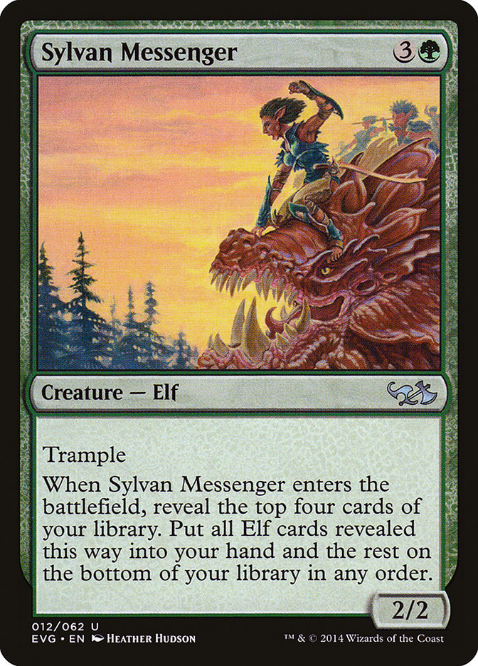 Sylvan Messenger (Elves vs. Goblins) [Duel Decks Anthology] | Good Games Morley