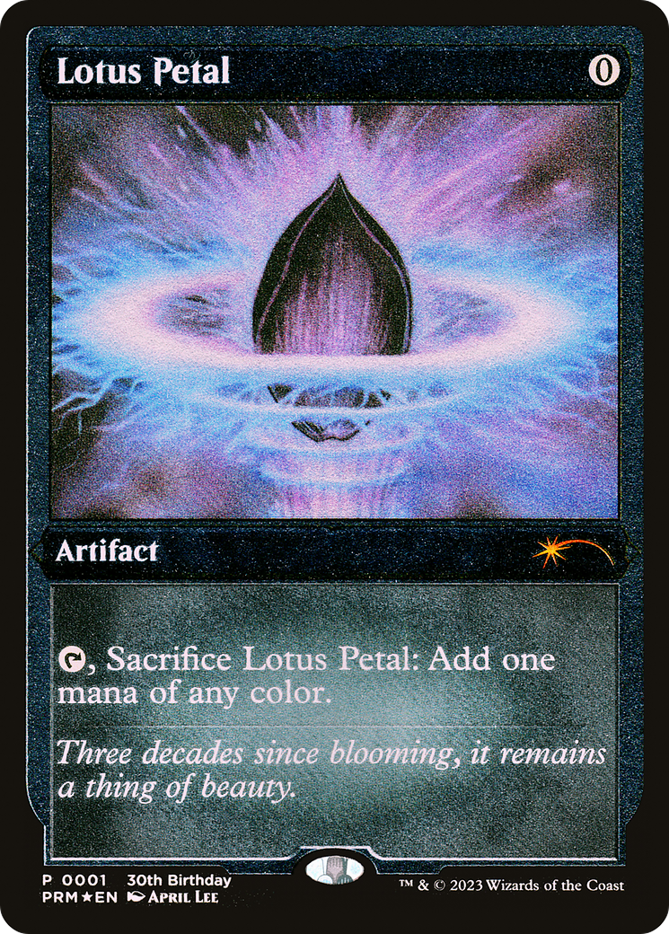 Lotus Petal (Foil Etched) [30th Anniversary Promos] | Good Games Morley