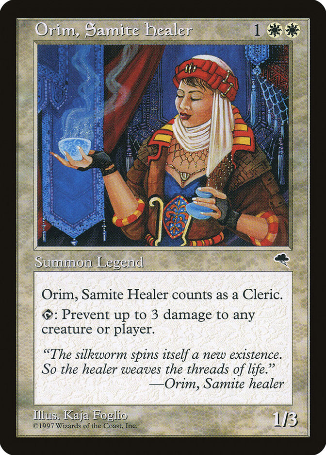 Orim, Samite Healer [Tempest] | Good Games Morley