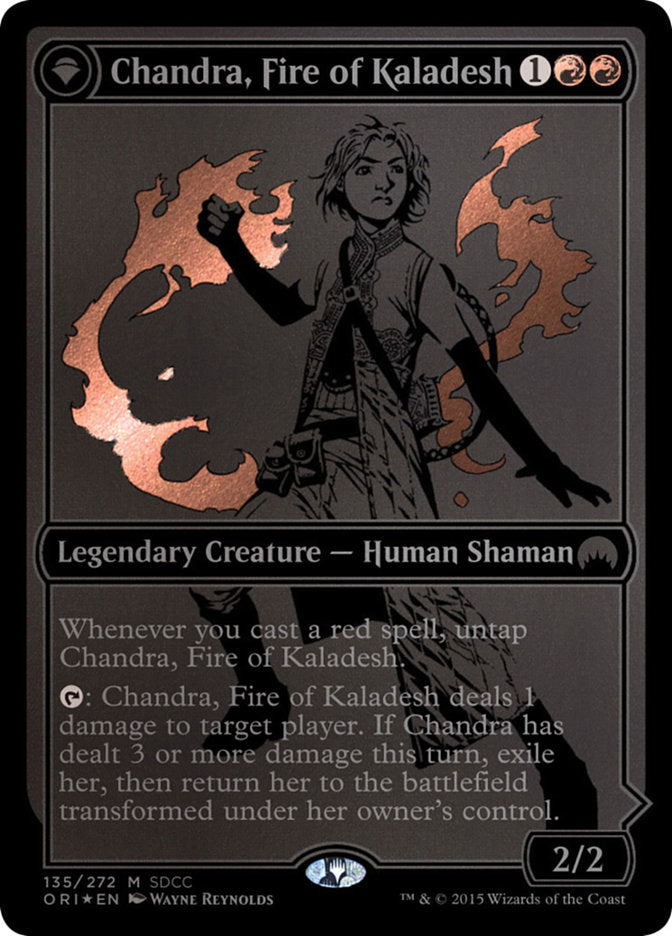 Chandra, Fire of Kaladesh // Chandra, Roaring Flame [San Diego Comic-Con 2015] | Good Games Morley
