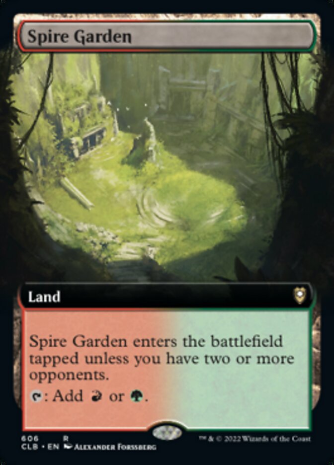Spire Garden (Extended Art) [Commander Legends: Battle for Baldur's Gate] | Good Games Morley