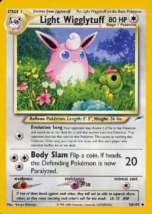 Light Wigglytuff (54/105) [Neo Destiny Unlimited] | Good Games Morley
