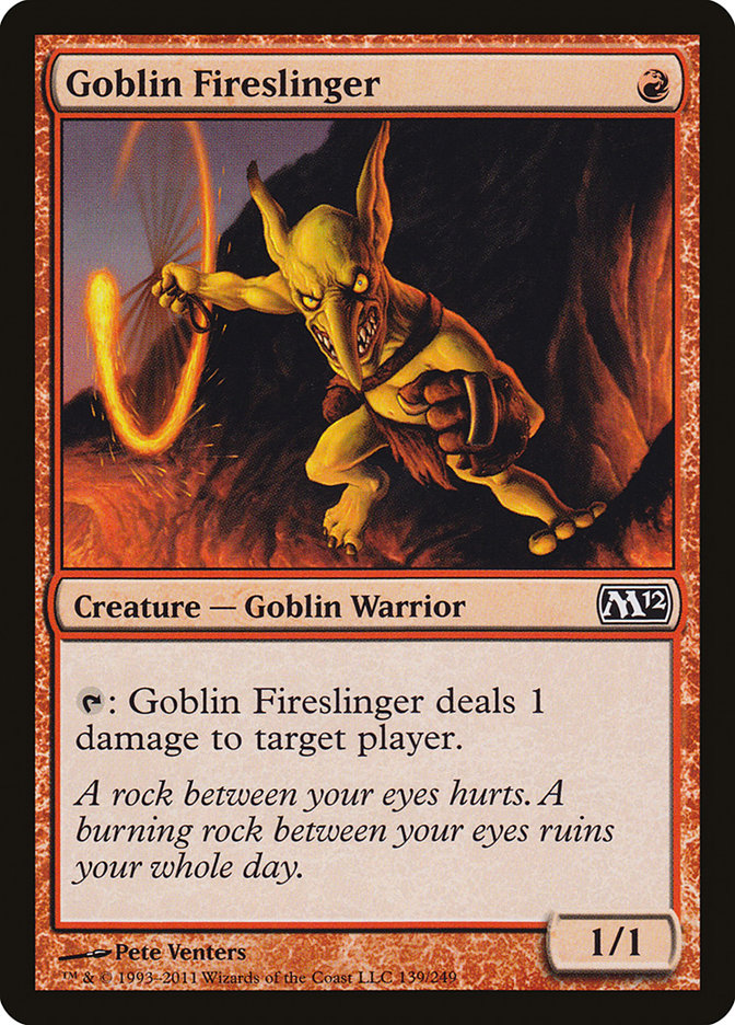 Goblin Fireslinger [Magic 2012] | Good Games Morley