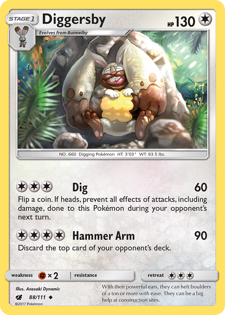 Diggersby (88/111) [Sun & Moon: Crimson Invasion] | Good Games Morley