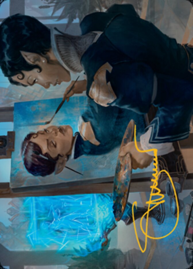 Parnesse, the Subtle Brush Art Card (Gold-Stamped Signature) [Streets of New Capenna Art Series] | Good Games Morley