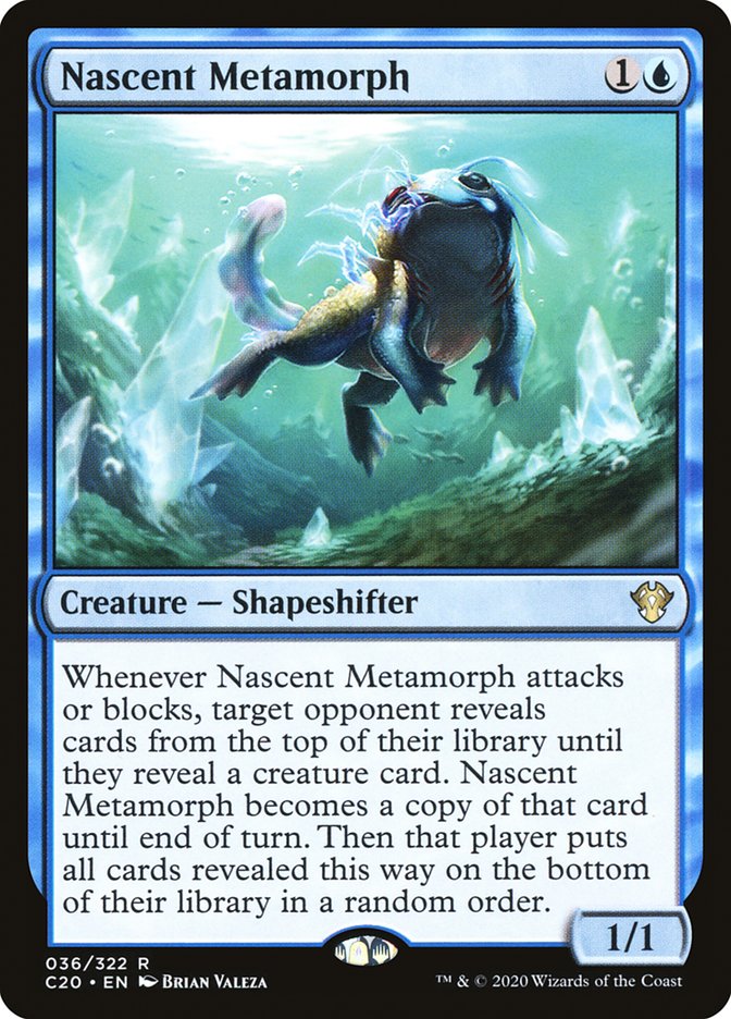 Nascent Metamorph [Commander 2020] | Good Games Morley