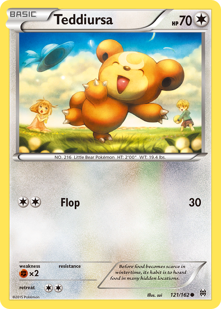 Teddiursa (121/162) [XY: BREAKthrough] | Good Games Morley