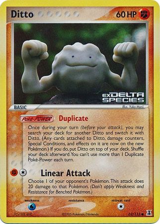 Ditto (62/113) (Stamped) [EX: Delta Species] | Good Games Morley