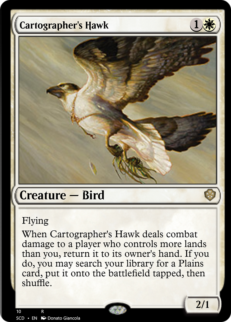 Cartographer's Hawk [Starter Commander Decks] | Good Games Morley