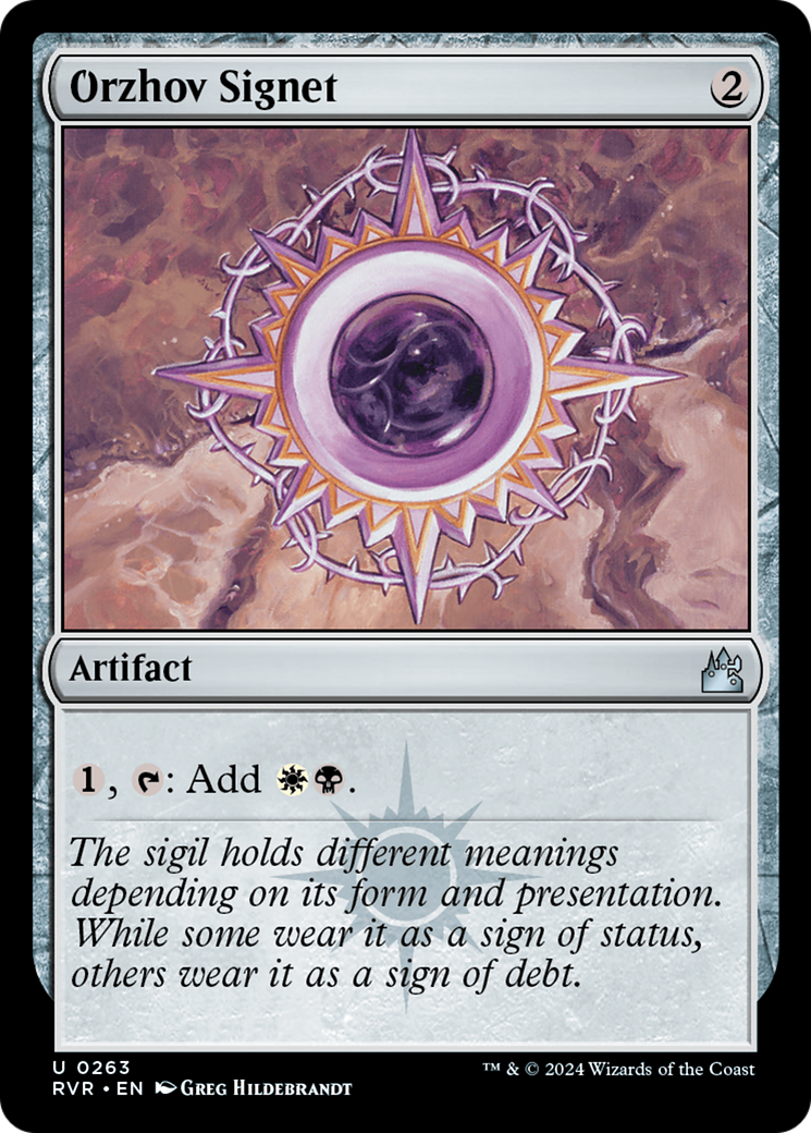 Orzhov Signet [Ravnica Remastered] | Good Games Morley