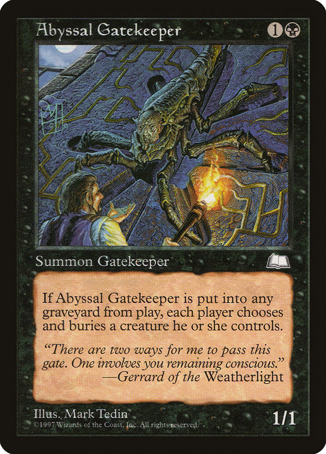 Abyssal Gatekeeper [Weatherlight] | Good Games Morley