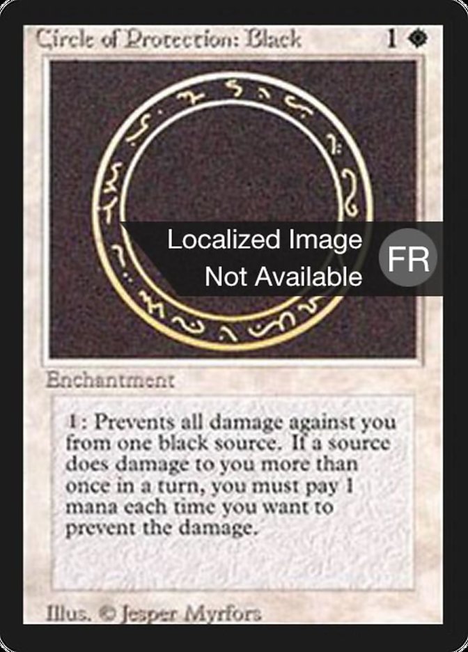 Circle of Protection: Black [Foreign Black Border] | Good Games Morley