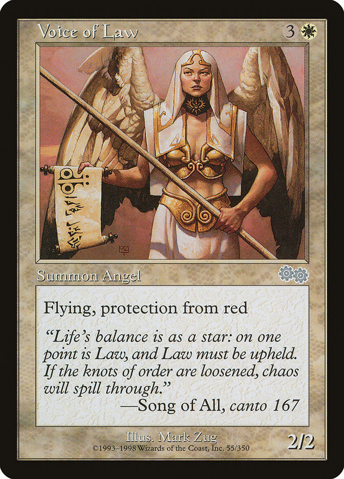 Voice of Law [Urza's Saga] | Good Games Morley