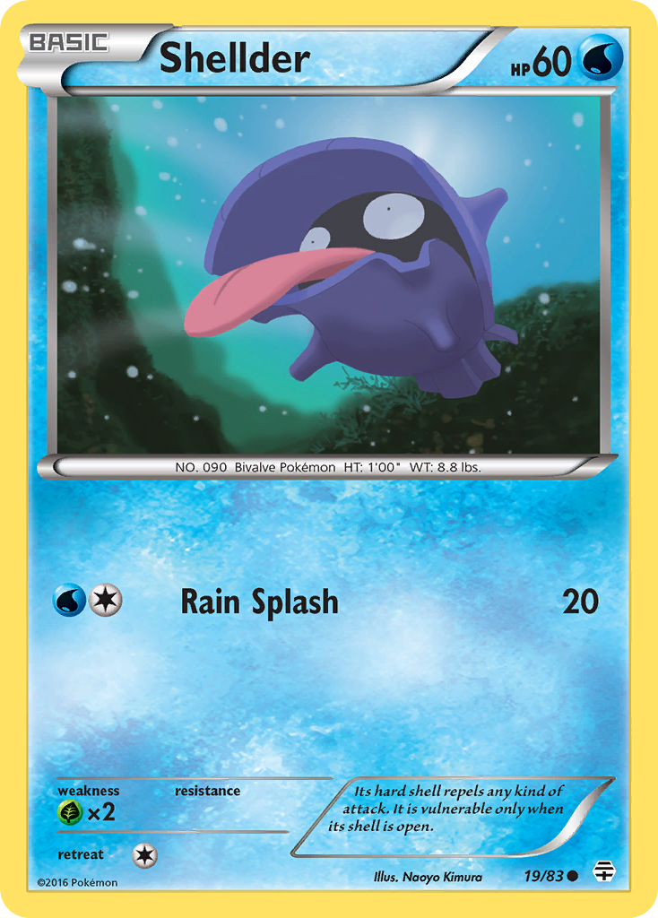 Shellder (19/83) [XY: Generations] | Good Games Morley