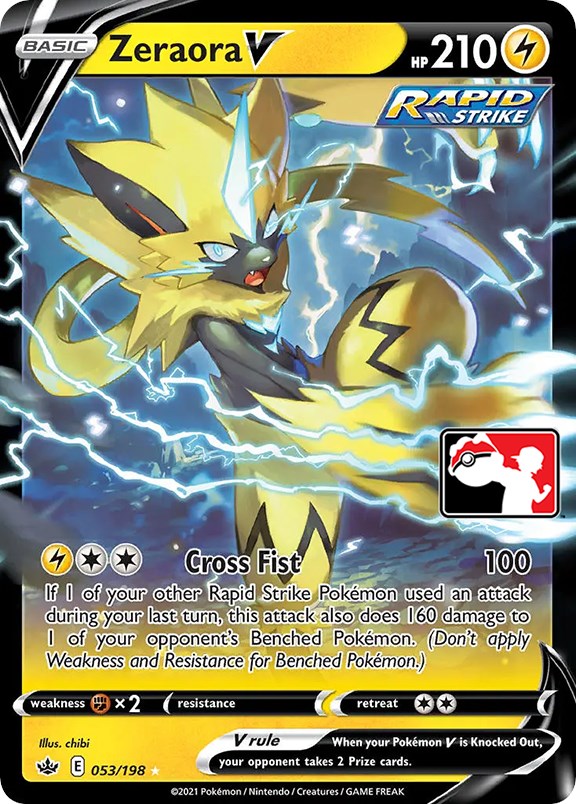 Zeraora V (053/198) [Prize Pack Series One] | Good Games Morley