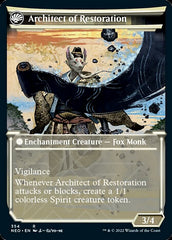 The Restoration of Eiganjo // Architect of Restoration (Showcase Soft Glow) [Kamigawa: Neon Dynasty] | Good Games Morley